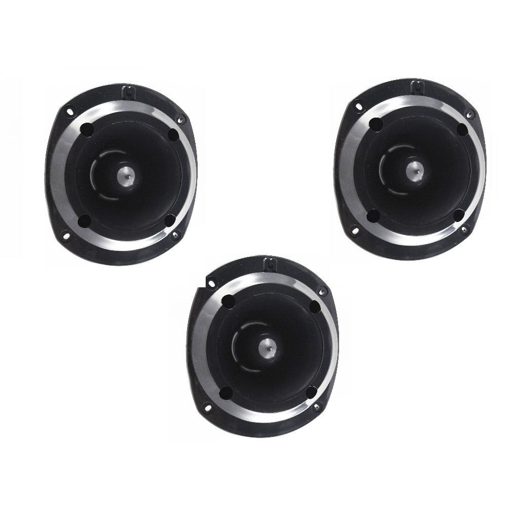 Kit 3 Frente De Reposição Plástica Para Super Tweeter St400 Tm400 St450 Tm450 Musicall Cor Preto