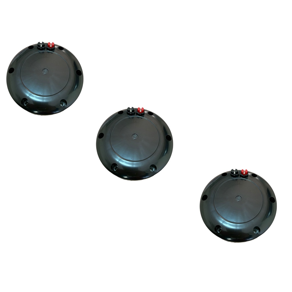 Kit 3 Tampas Traseira Musicall Corneta Driver D400 D405 D408 Com Borne em Plástico