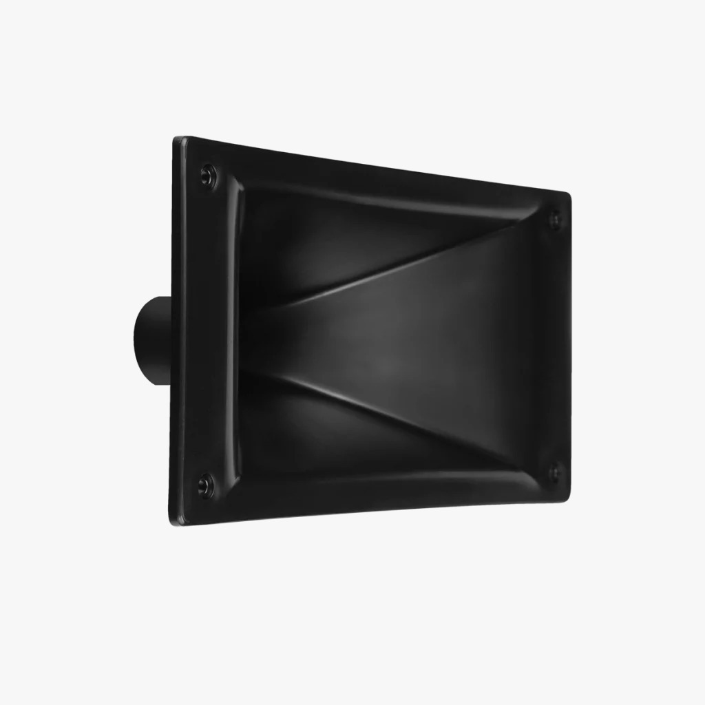 Corneta Plástica Retangular Rosca 1 Polegada P/ Driver D250x D250 Trio D220 D202 LC 100 Preto