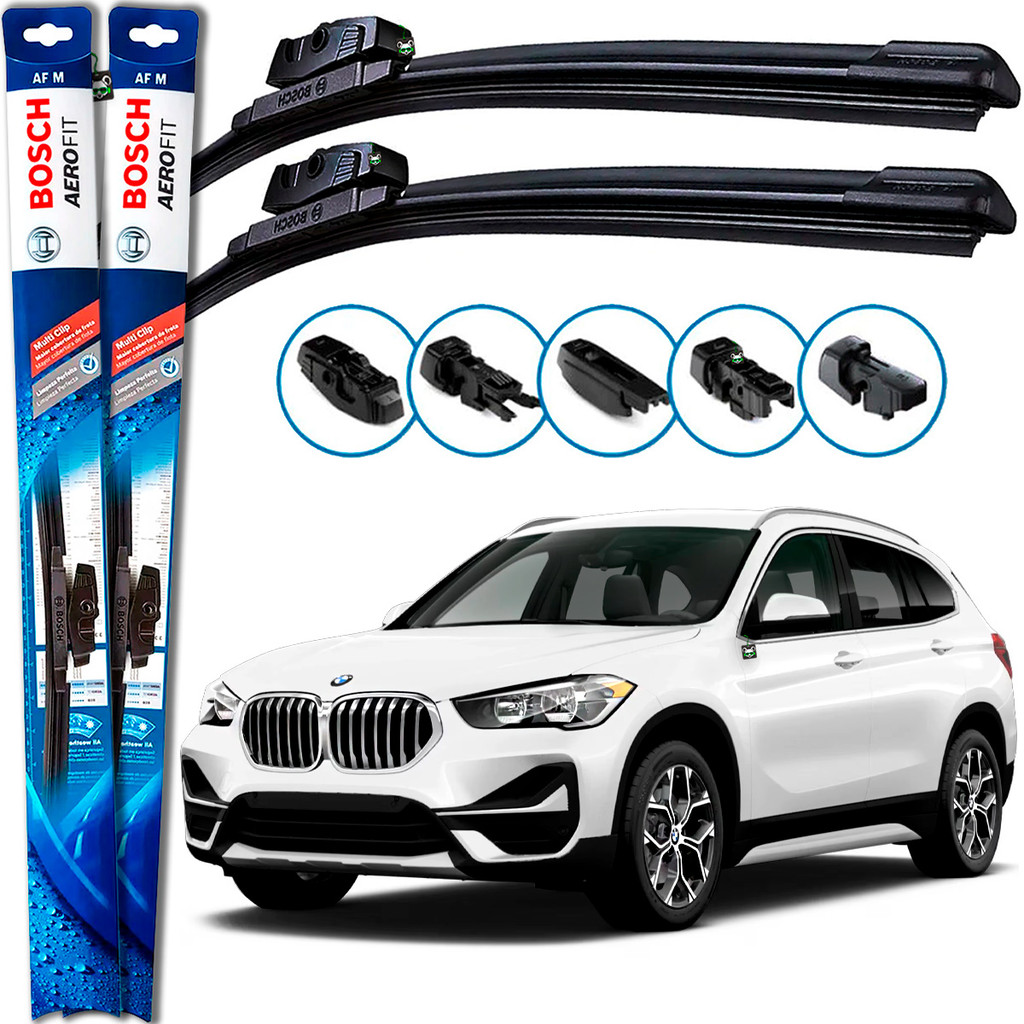 Par Palheta Limpador Parabrisa BMW X1 2009 10 11 12 13 14 15 16 2017 2018 2019 2020 2021 2022 Bosch