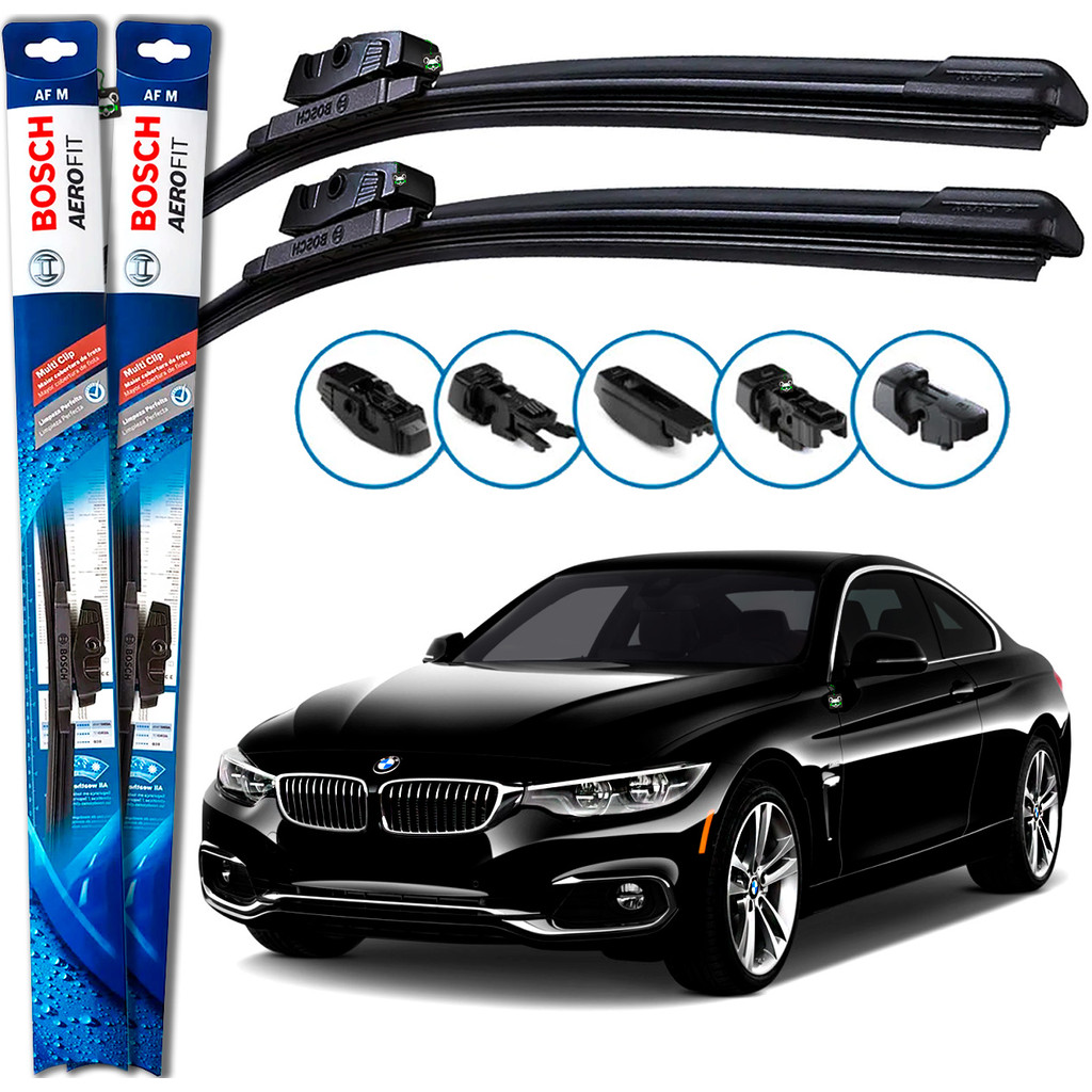 Par Palheta Limpador Parabrisa Bosch BMW Série 4 2013 2014 2015 2016 2017 2018 2019 2020