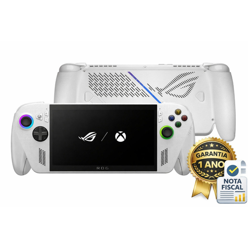 CONSOLE ROG XBOX ALLY ASUS RYZEN 512GB Z2 WHTE - COM NOTA FISCAL E GARANTIA DE 1 ANO!