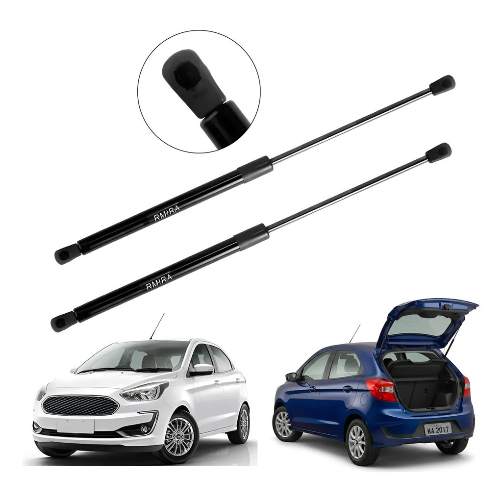 Super Par de Amortecedores a Gás Porta Malas Novo Ford Ka Hatch 2014 2015 2016 2017 2018 2019 2020 2021
