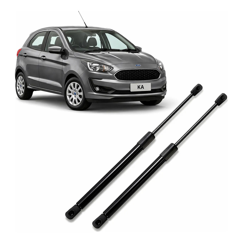 Par Pistão Amortecedor de Porta Malas A Gás Novo Ford Ka Hatch 2014 2015 2016 2017 2018 2019 2020 2021