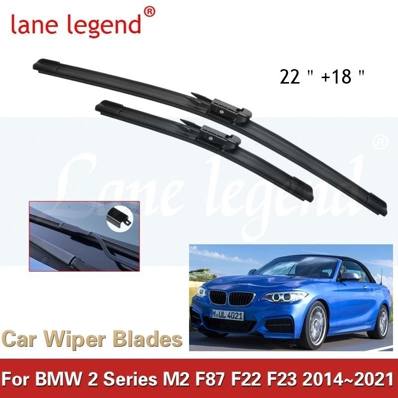 Lâmina De Limpador Dianteiro Do Carro Para BMW Série 2 M2 F87 F22 F23 2014 ~ 2021 Acessórios Pára-Brisa Janela 2021 2019