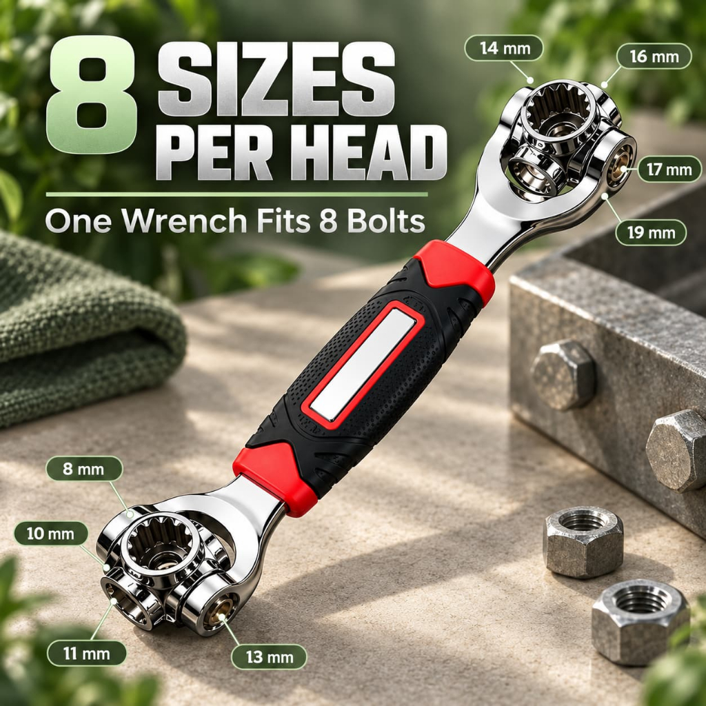 48 In 1 360° Multifunctional Wrench Universal Socket Tool For Car Motorcycle Household Repair