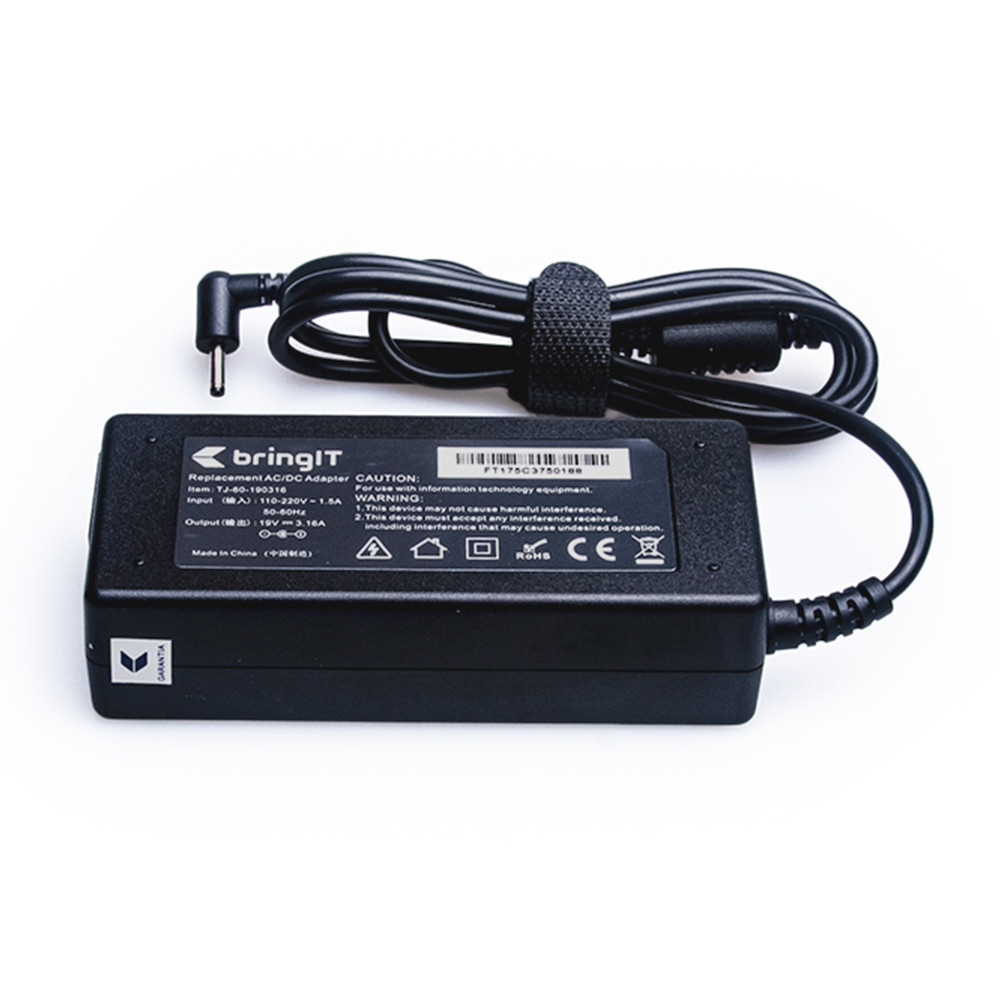 Fonte Carregador para Notebook Acer Aspire 3 3810TG 19V 3.16A 60W