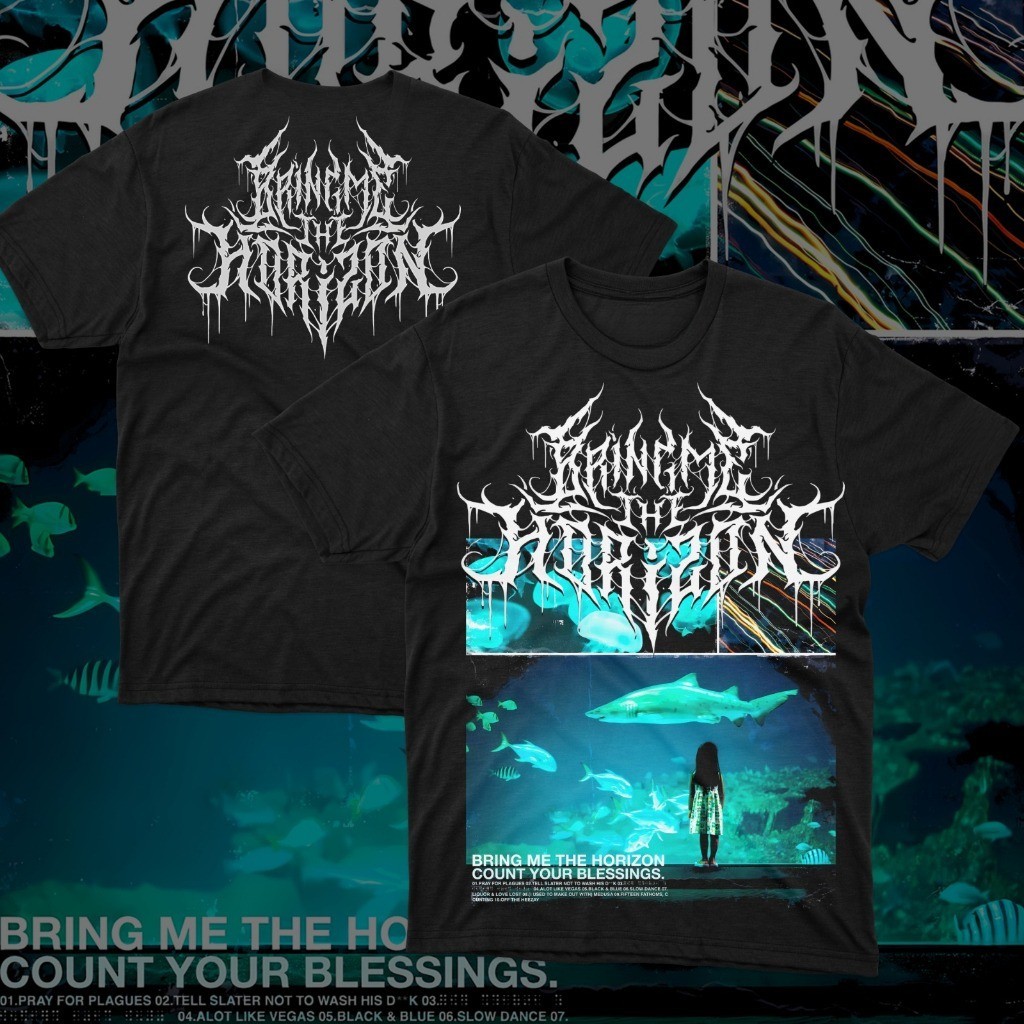 Camiseta Oversize Bring Me The Horizon Count Your Blessing
