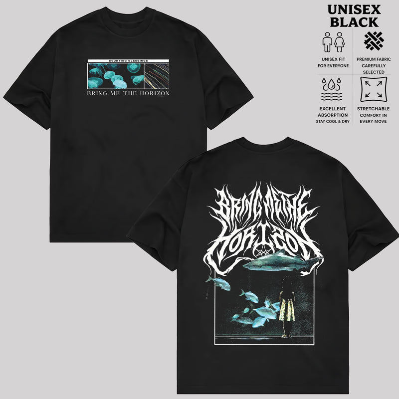 Camiseta Bring Me The Horizon Count Your Blessings Moderna Estilosa Divertida Moda
