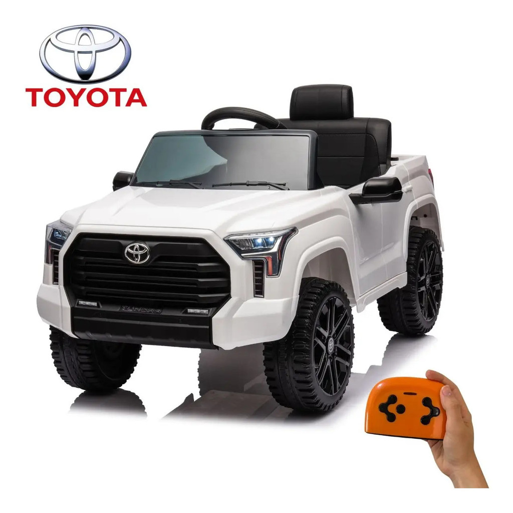 Mini Carro Elétrico Toyota Tundra 12v Branco Importway BW280BR