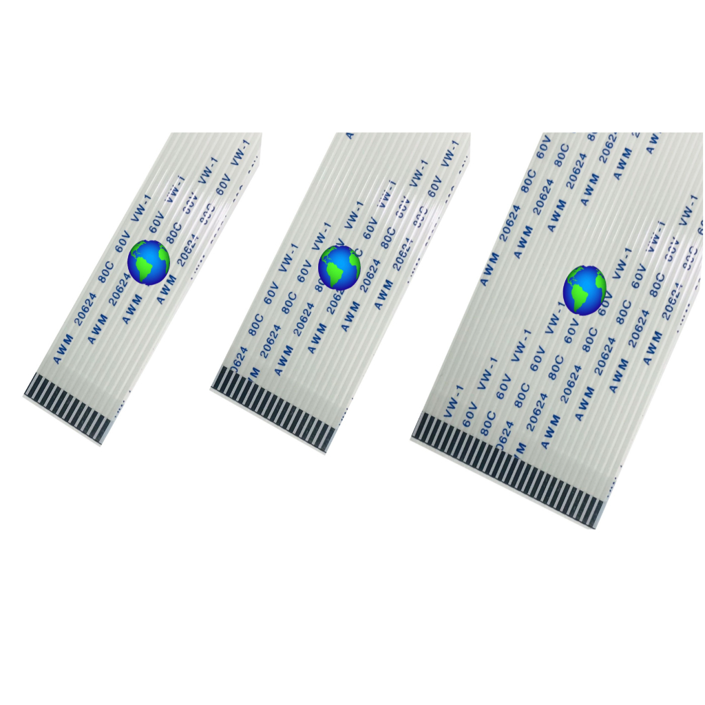 Kit 3 Cabos Flat 12,18,28 Vias  Compatível para Teclado Roland BK-5  BK5