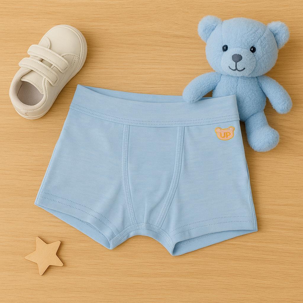 Cuequinha Boxer Estampa e Liso Infantil Bebê Menino Algodão Cotton Box de Menino Up Man- 02 ao 10