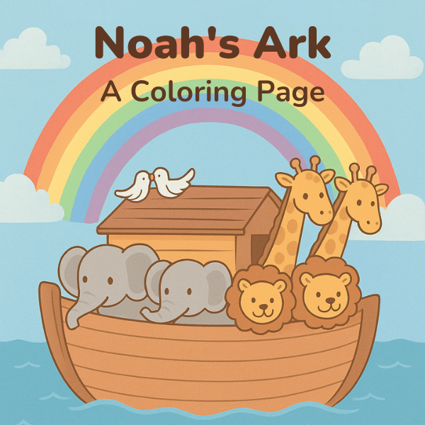Noah's Ark, A Coloring pages