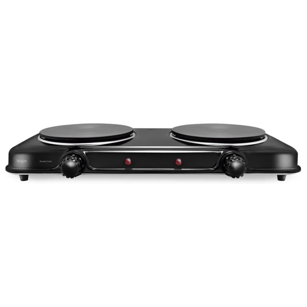 Fogão Elétrico Cooktop 2 Bocas Portátil FG02 2000W 110V Elgin