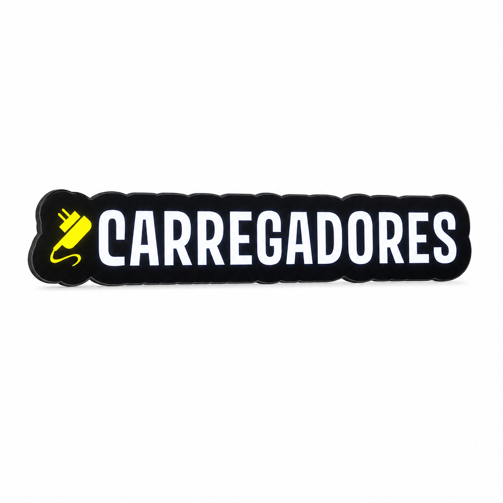 Letreiro Luminoso Assistência Celular - Carregadores