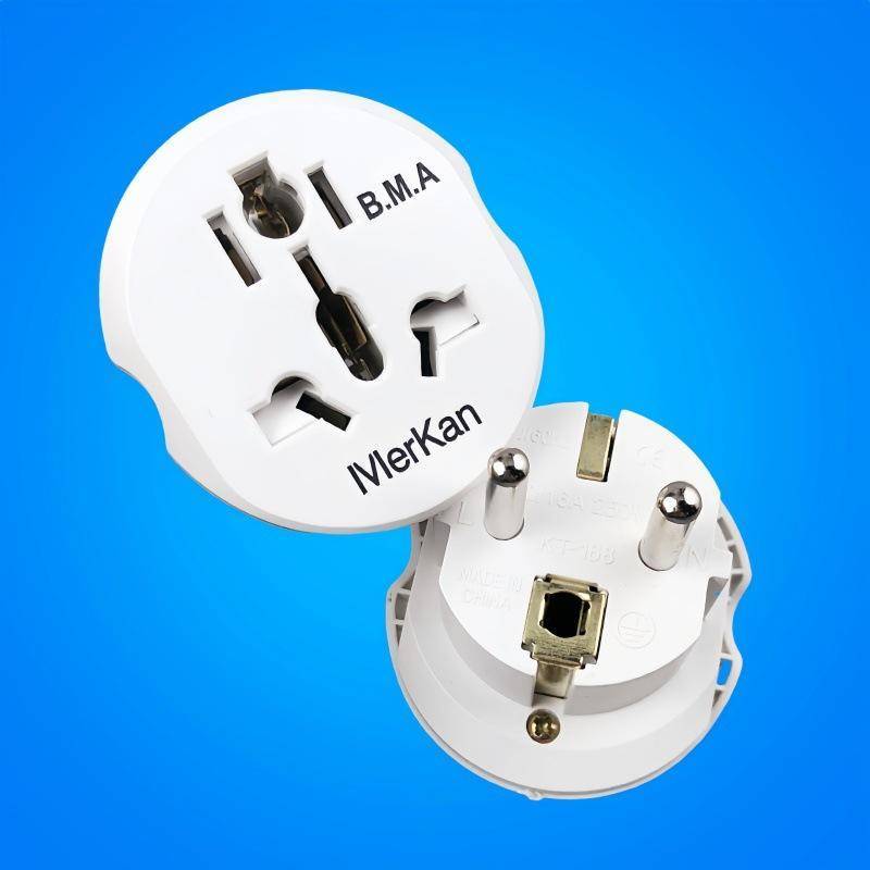 [THEBR] 1 Unidade De Alta Qualidade Universal AU US UK CN Para Ue KR Wall Soet Adaptador De Tomada 16A 250V Conversor De