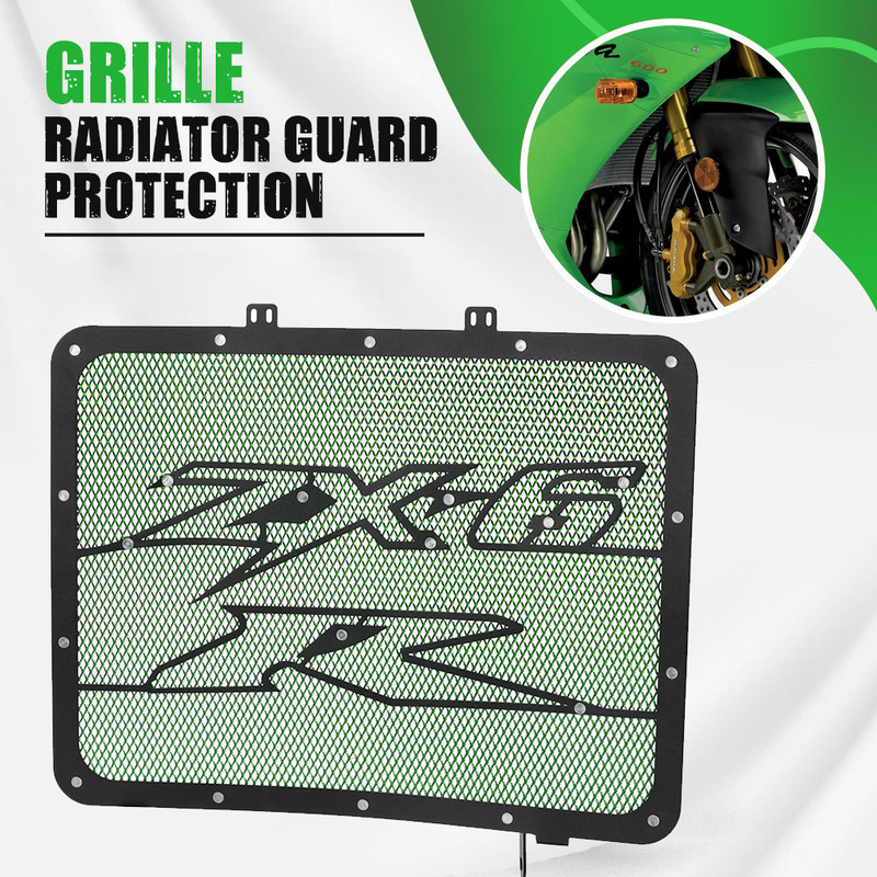 Acessórios Da Motocicleta Capa De Radiador De Alumínio Guarda Proteção Protetor FFor Kawasaki Ninja ZX-6R 2024-2025