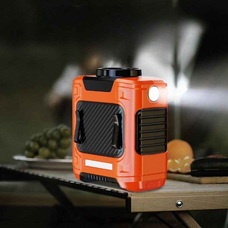 2 em 1: Ventilador Portátil USB e Power Bank 10000mAh – Cintura ou Pescoço, Potente e Conveniente