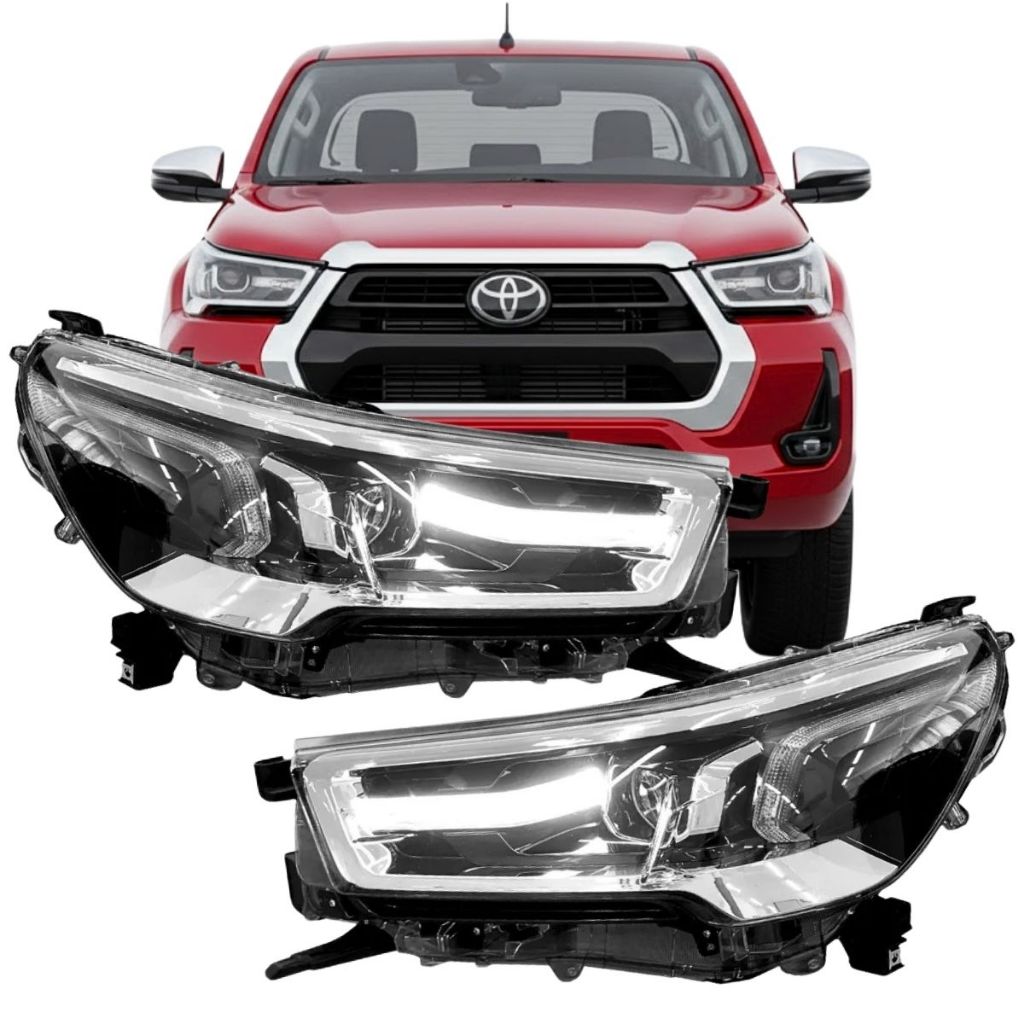Farol Dianteiro Hilux Sr Srv Srx Com Led 2021 2022 2023 2024