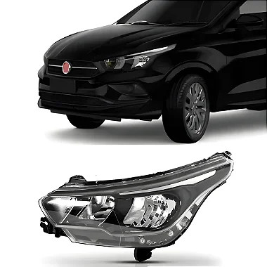 Farol Argo Com Led 2017 2018 2019 2020 2021 2022 2023 - MG