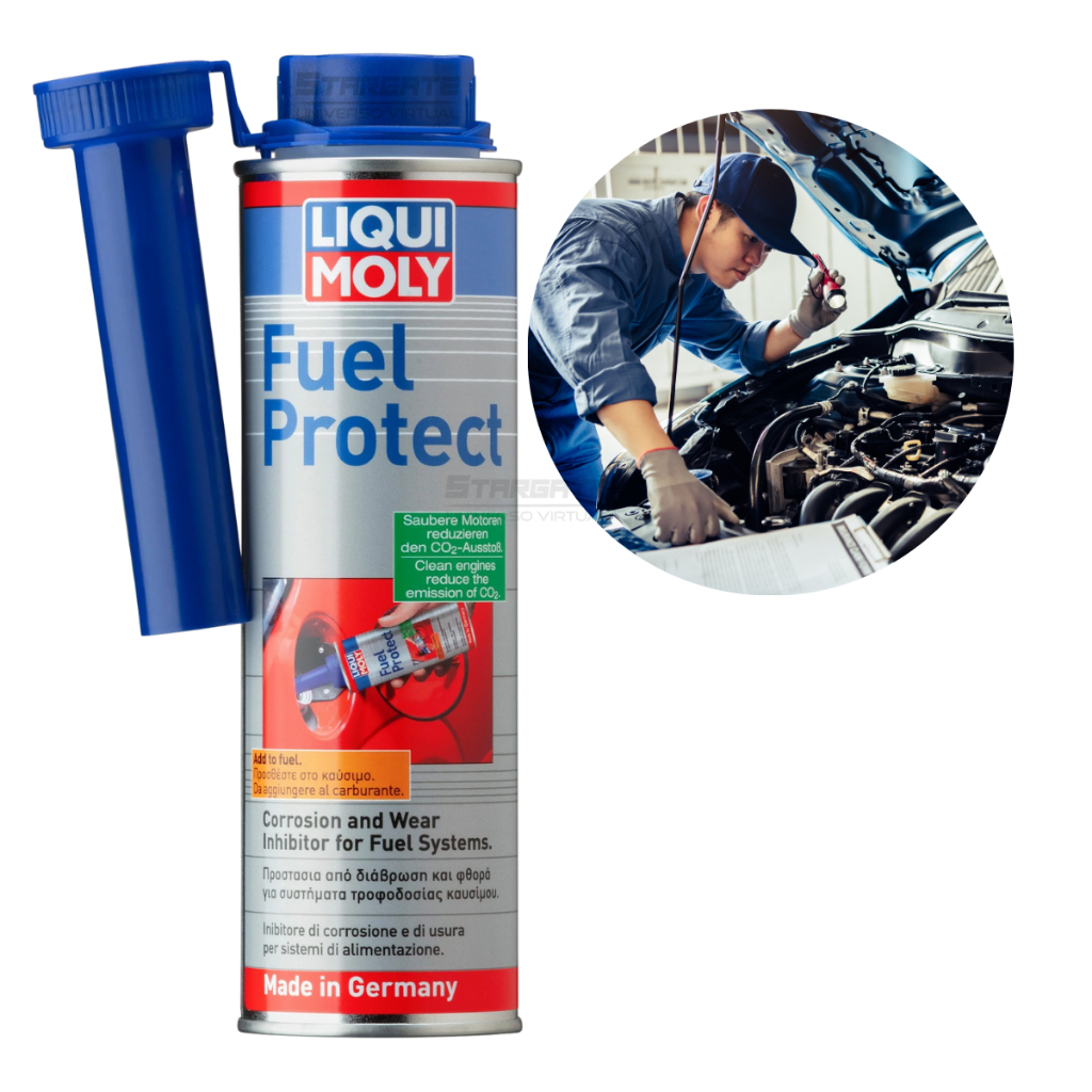 Limpeza Combustível Aditivo Liqui Moly Fuel Protect Gasoline 300ml 8356