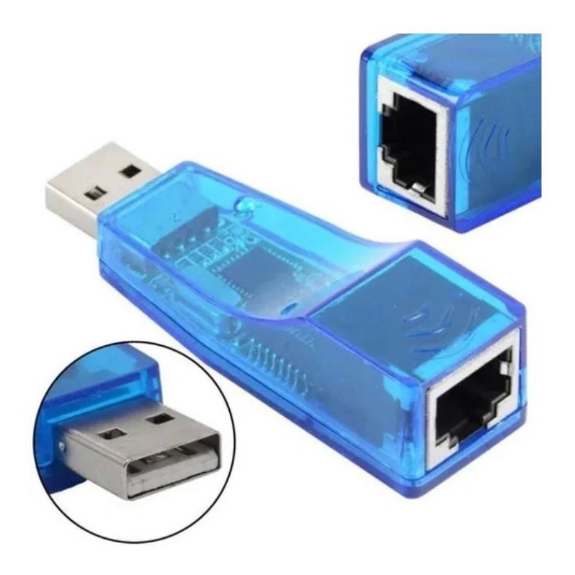 Adaptador de rede RJ45 USB Notebook Computador Internet
