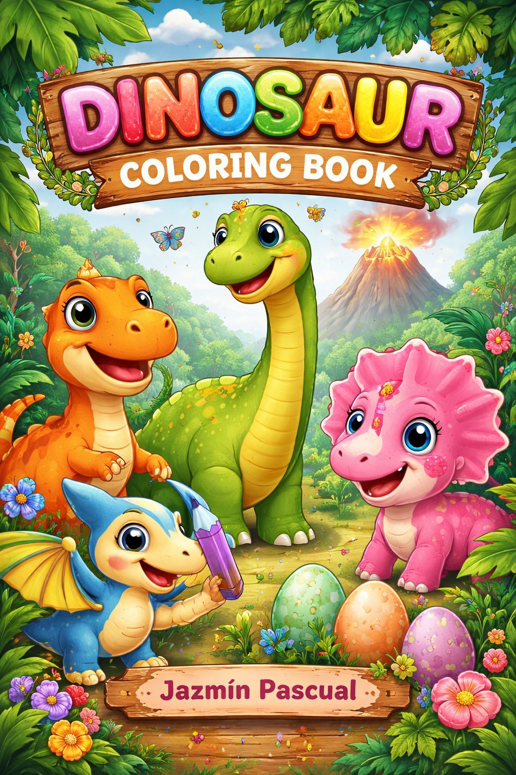 Dinosaur Coloring Book