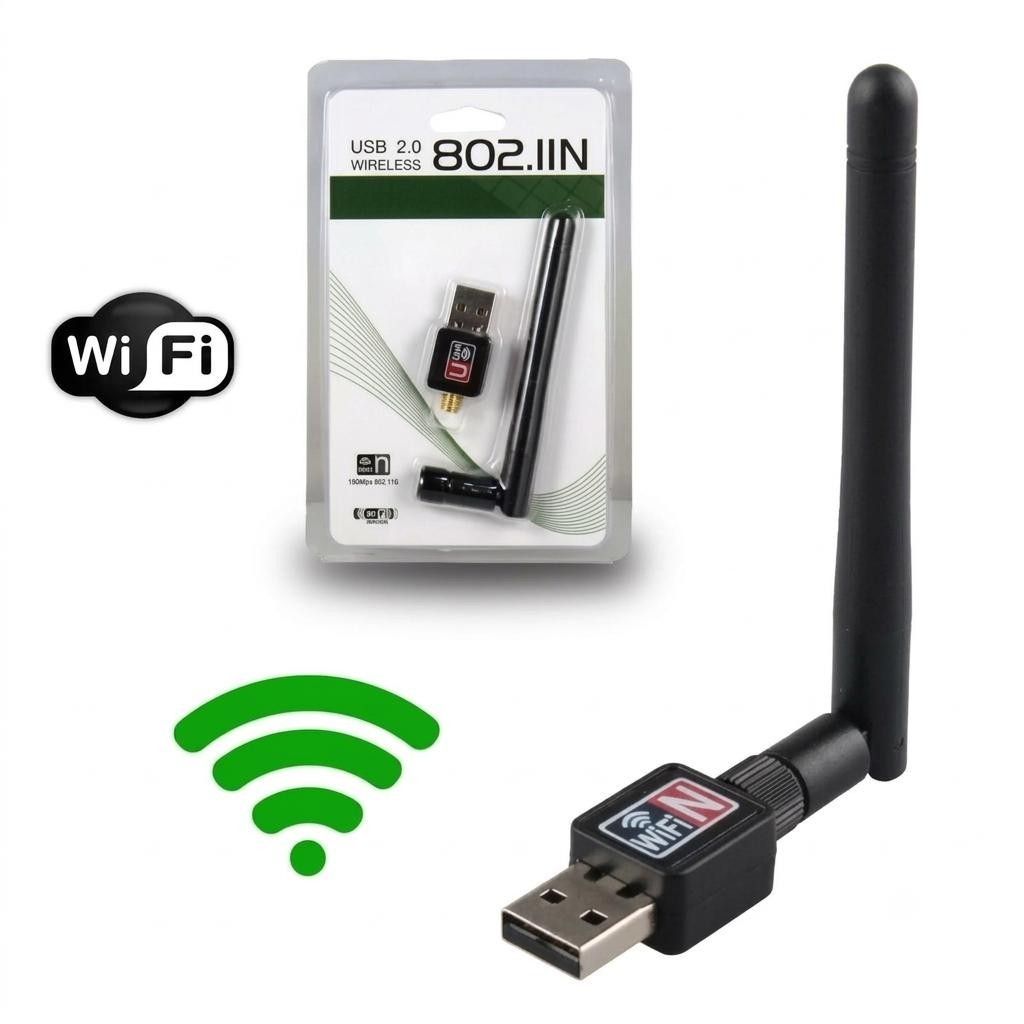 Adaptador Usb Wifi Wireless Receptor AC 1800MPS 802.11 Computador e Notebook Internet