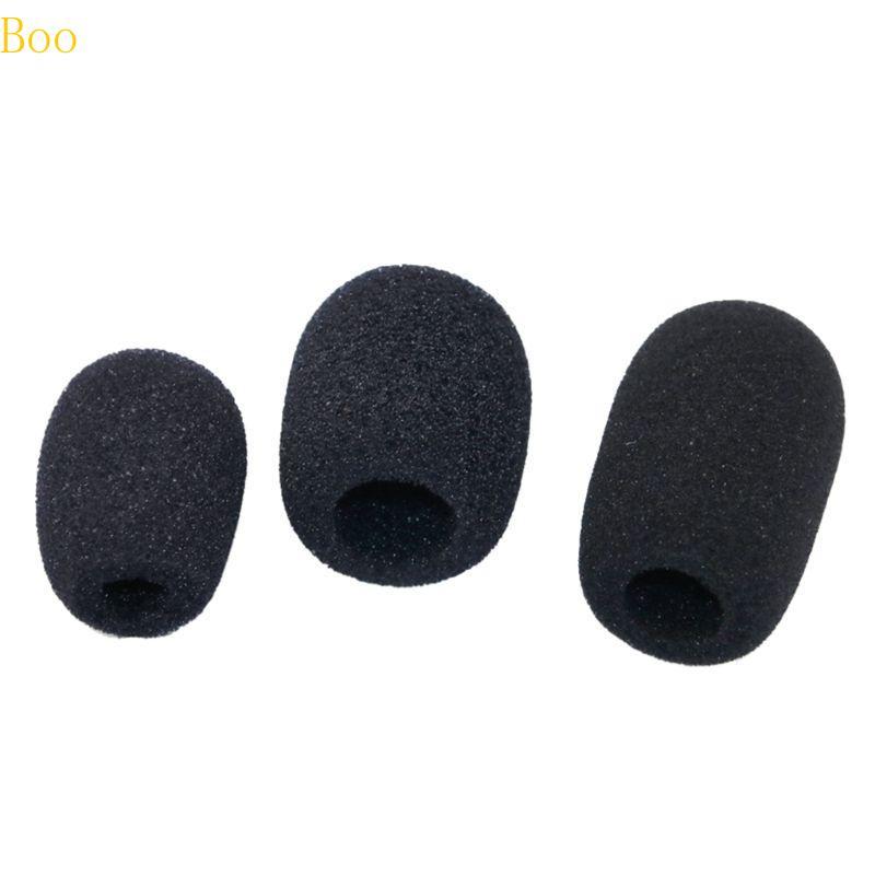 10PCS Microphone Windscreen Sponge Cover Mic Foam Cap for Gooseneck Meeting Mic