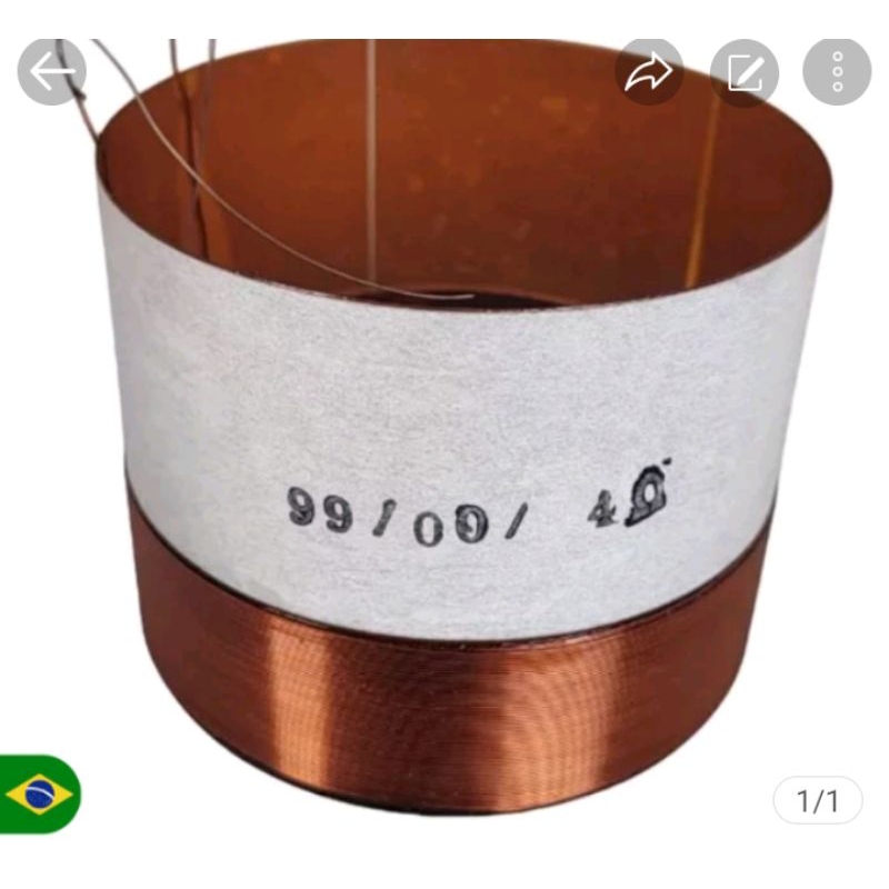 kit 10 Boninas 99/00 4 ohms 80x30 fibra/IN OUT