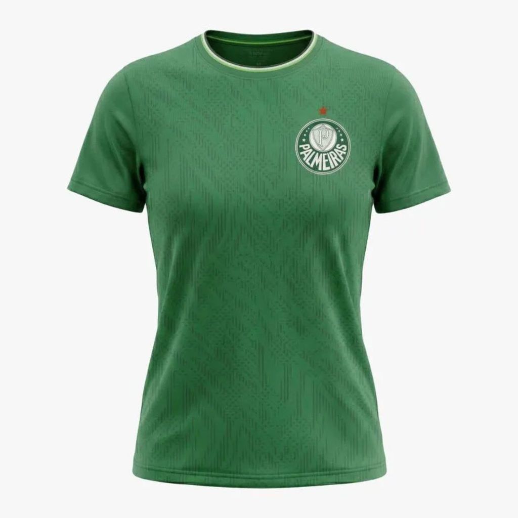 Camisa Palmeiras Feminina Home 2026 Verdão Campeão Verde