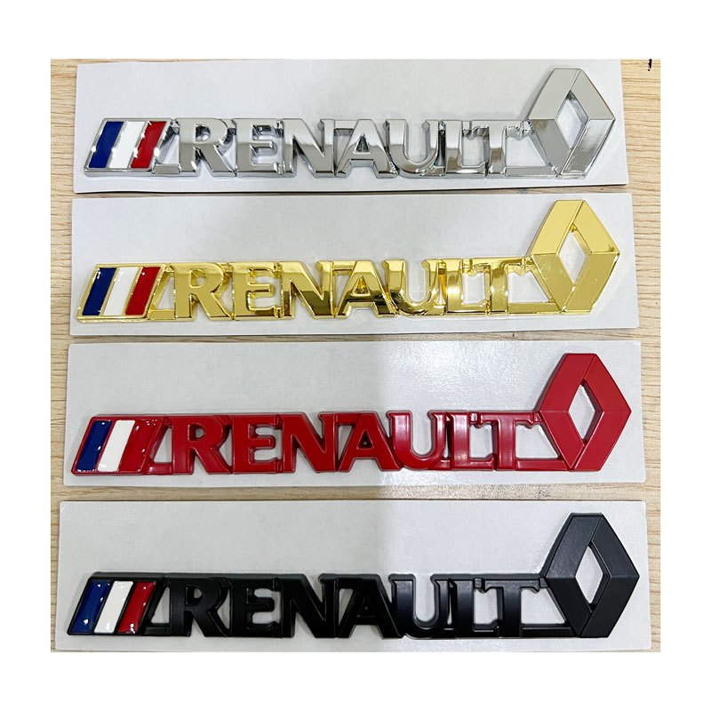 Adesivos De Decoração De Carro De metal 3D Adequados Para Renault Latitude , Peças Koleos Megana QM6