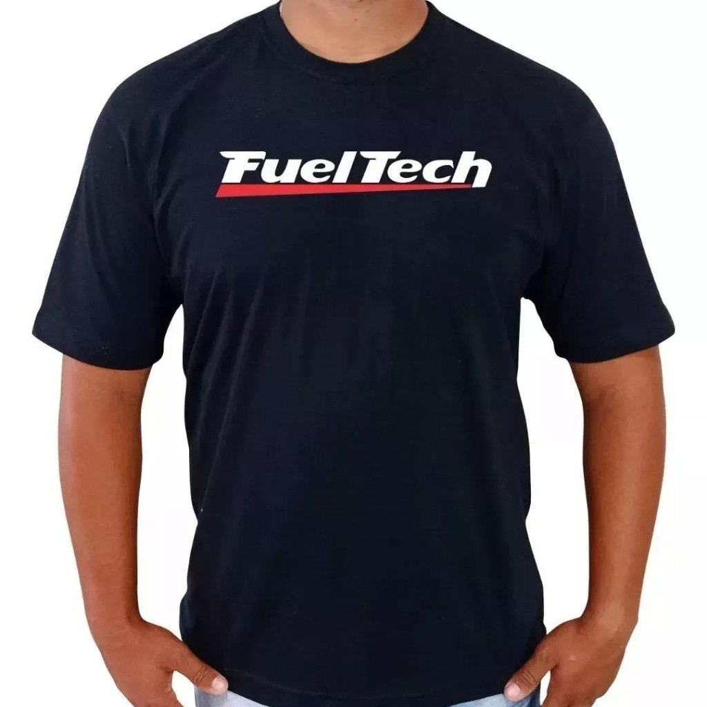 Camiseta Fueltech Carro Esportivo Arrancada Casual Simples de Otima Qualidade Camisa Blusa