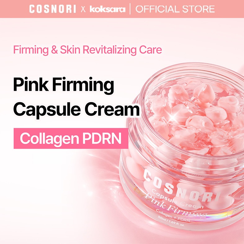 [OFFICIAL] COSNORI Pink Firming Capsule Cream Collagen + PDRN 50ml