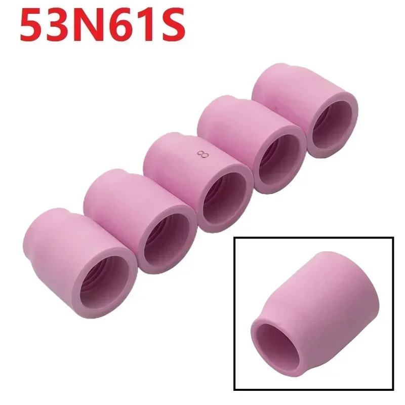 5Pcs Per Set 53N61S Alumina Ceramic Nozzles Lens Cup For TIG WP17 18 26 Welding Torch Accessories Consumables