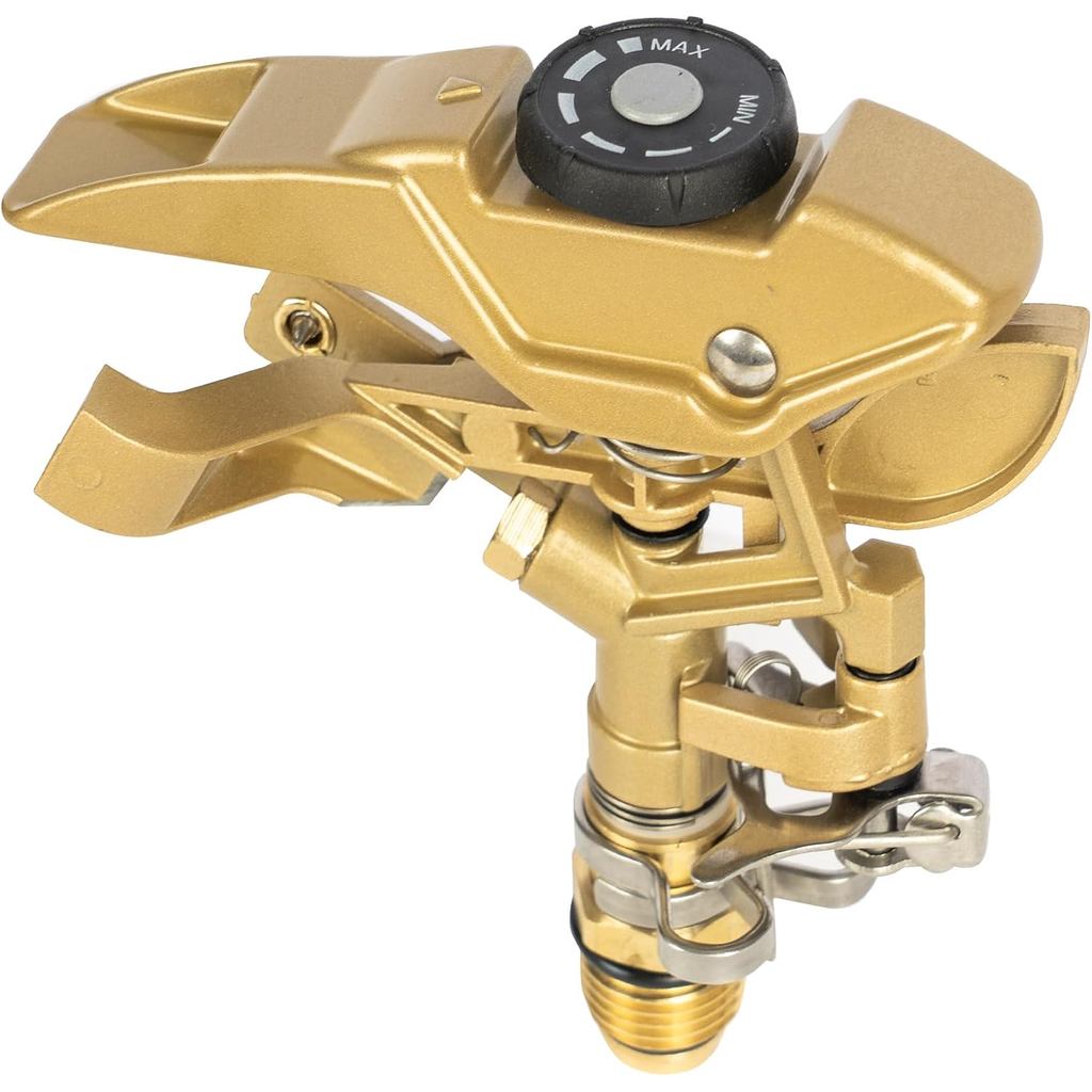 Hourleey 1/2 Inch Zinc Impact Sprinkler, Heavy Duty Lawn Sprinkler Head with Nozzles, Adjustable 0-360 Degree Impulse Wa