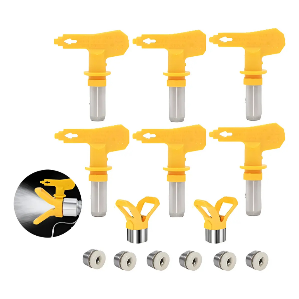 Kit 8 Airless Paint Nozzles Set,reversible Spray Tips