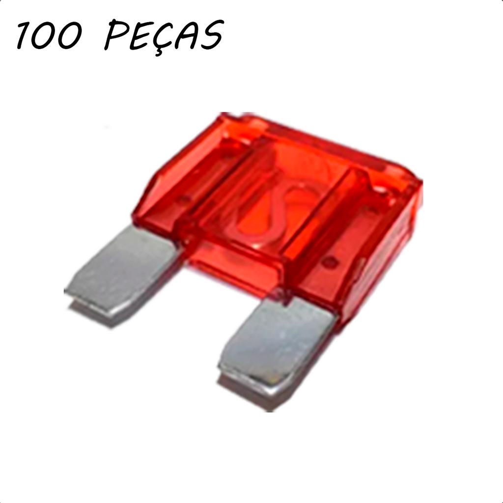 Kit 100 Fusivel Lamina 5a 10a 15a 20a 25a 30a 40a