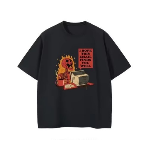 Camiseta Estampa Adulto/Infantil Lançamento Unissex Em Algodão I Hope This Email Finds You Well.