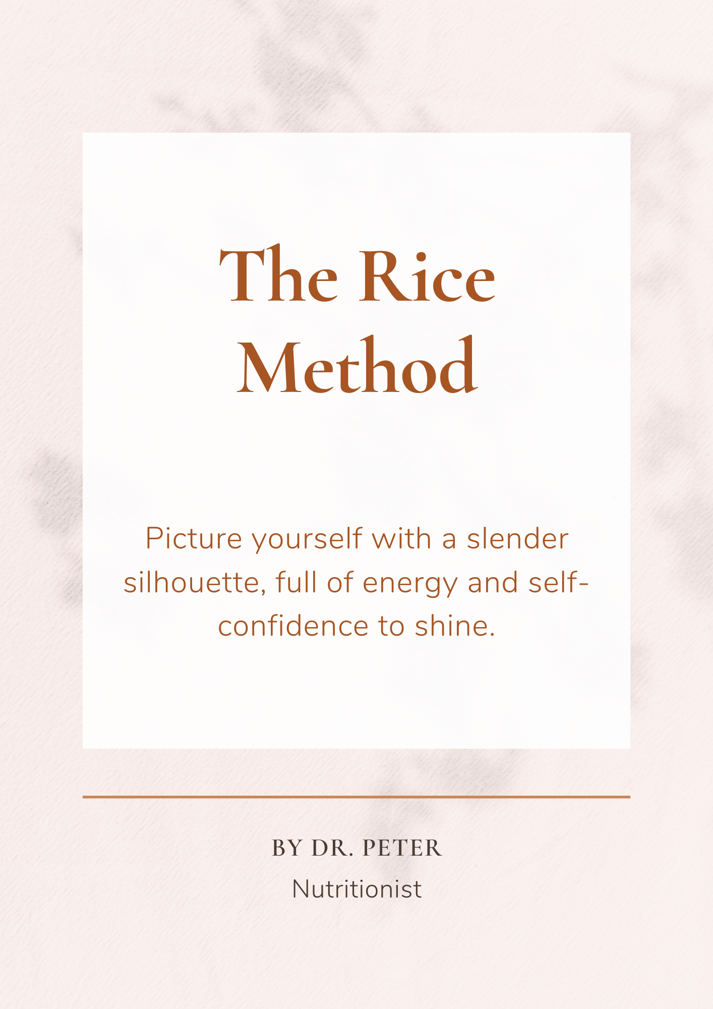 E-book The Rice Method