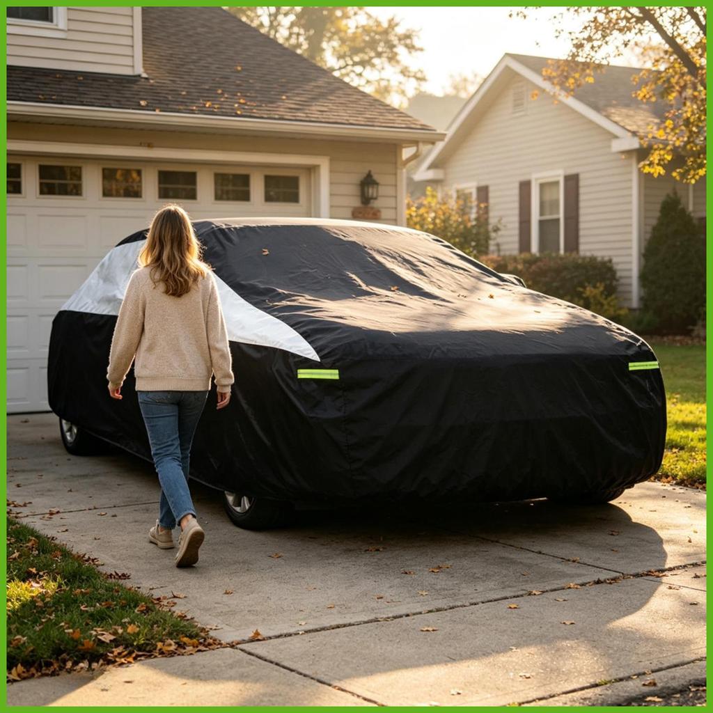 Capa De Neve Para Carro , Proteção UV , Reflexiva , À Prova D'água , Sedan , Hatch , Caminhão , Van , Interior , cupionb