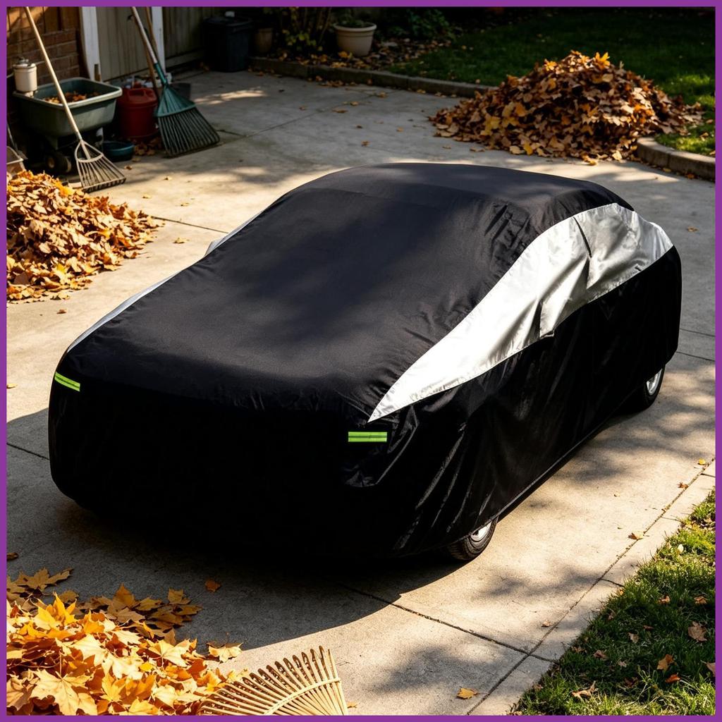Capa De Neve Do Carro Universal Todos Os Climas Proteção UV Reflexivo Para Sedan Hatch Caminhão Van Interior lameintbr