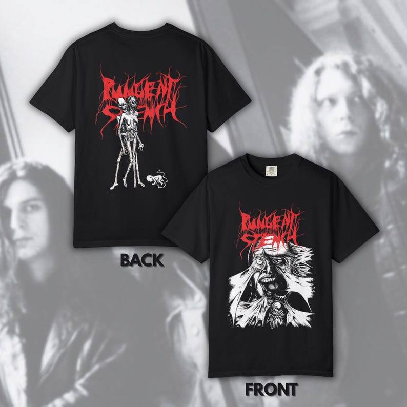 Music.Soul Camiseta Unissex Pungent Stench Banda First Recordings Estampa Moderna Confortável Elegante Casual
