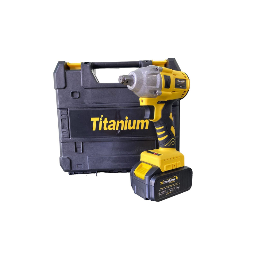 Chave De Impacto 21v 1/2'' Bateria Bi-volt Brushless Turbo