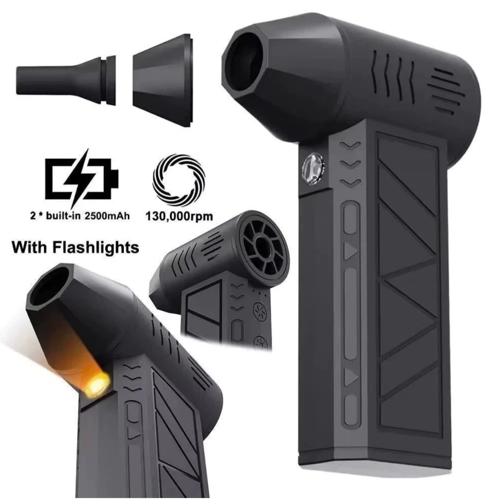 Soprador de ar Turbo à Jato Portátil  Ventilador  130.000 RPM Motor Brushless Sem Fio e Super