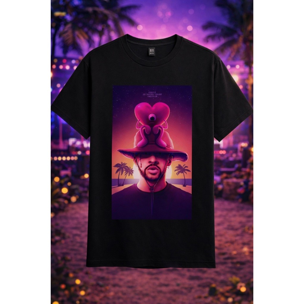 Camiseta Bad Bunny Interview Masculina Feminina – Estampa Full Print Streetwear Premium Algodão Unissex 02