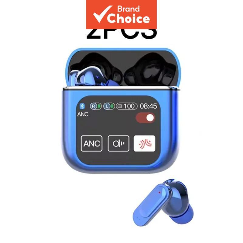 2 unidades de fones de ouvido sem fio SE60 com tela sensível ao toque, ANC, ENC, latência baixa para jogos, Bluetooth,