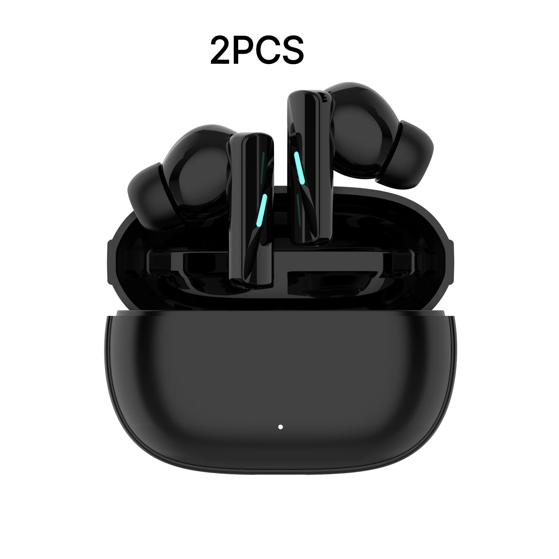 2 peças de fones de ouvido TWS estéreo sem fio HIFI, controle por toque, pareamento fácil, ANC, ENC, Bluetooth 5.3,