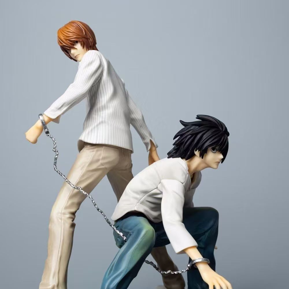 [Estoque pronto] Death Notes Night God Moon Figure [Edição limitada] Light Yagami LawlietGK Trendy Play Model Estátua De