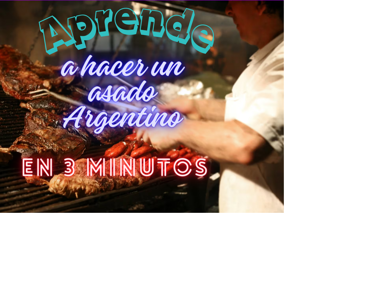 Curso acelerado de Asado Argentino